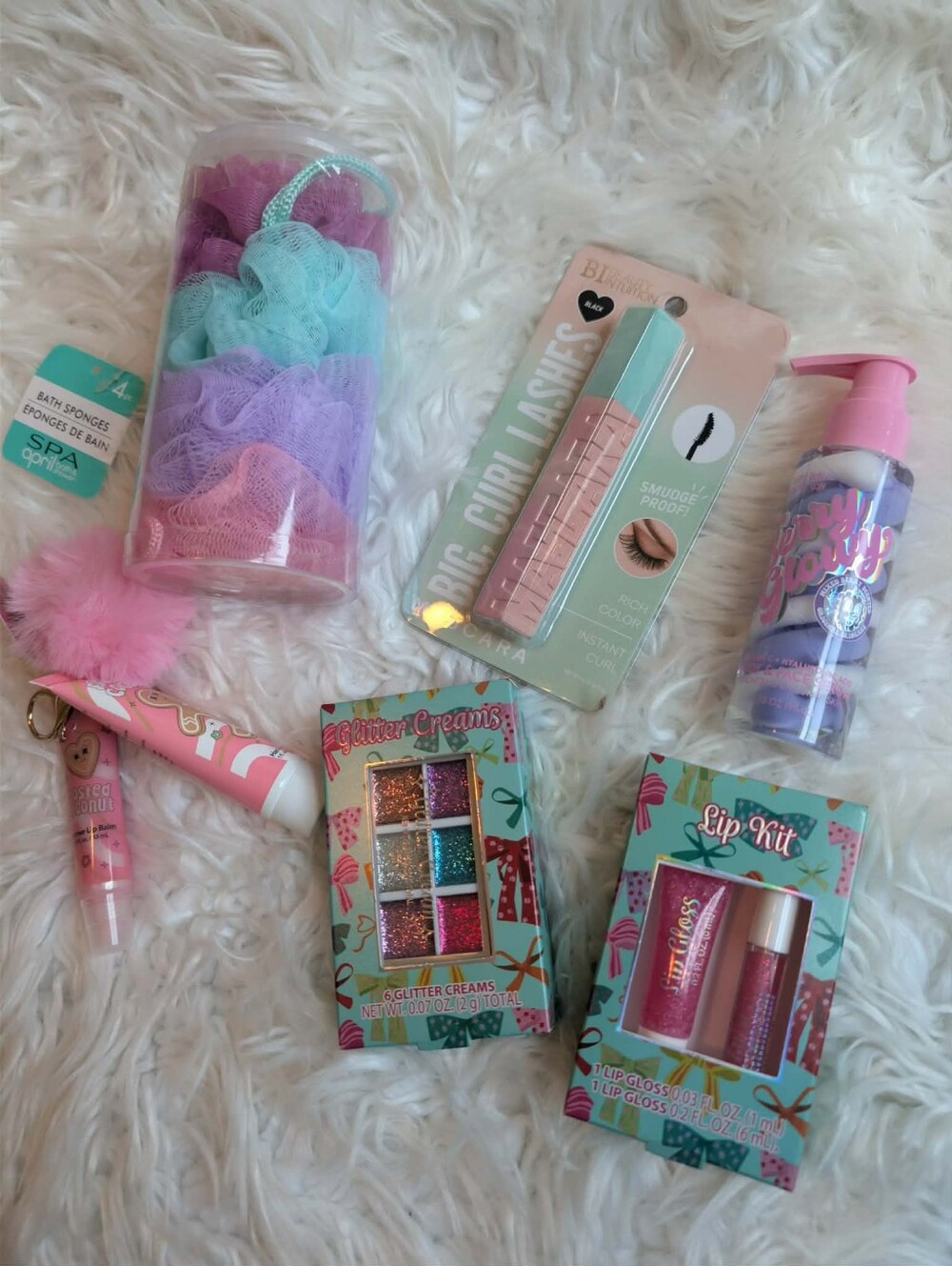 Nwt Bundle Lot Girls Beauty Gift Set - Pastel Pink, Purple & Aqua